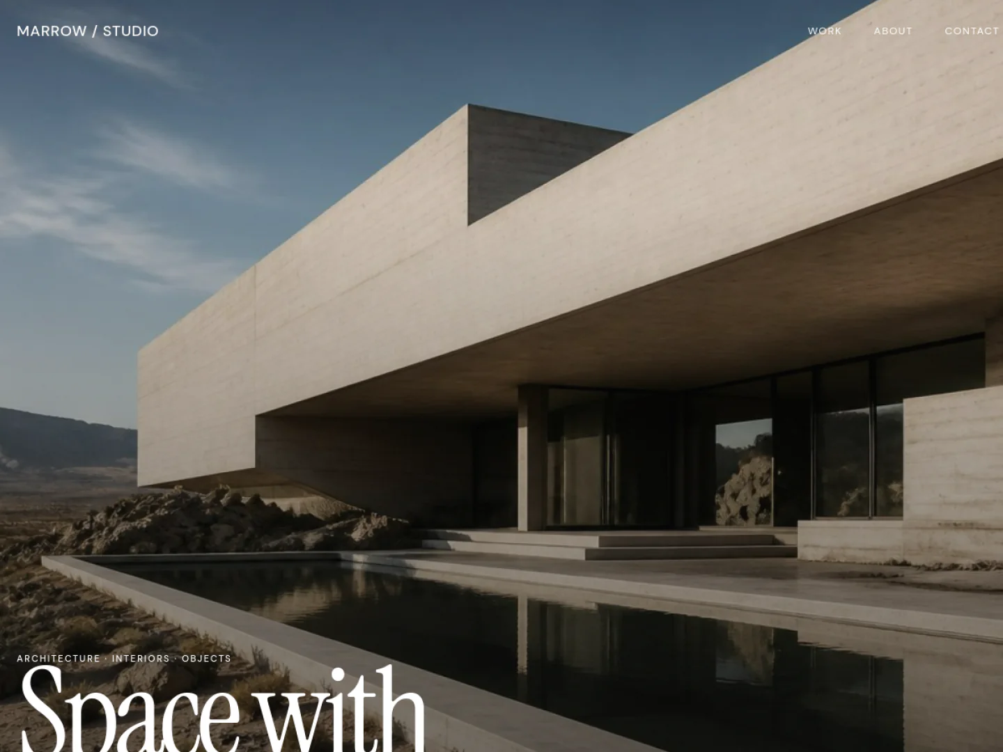 Architecture studio website preview